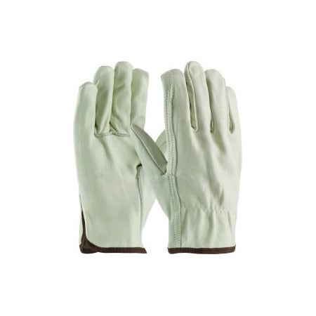 Pip PIP Top Grain Cowhide Drivers Gloves, Straight Thumb, Premium Grade, M 68-118/M